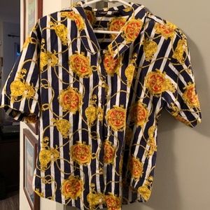 Vintage Women's Nautical Button-up Size 12